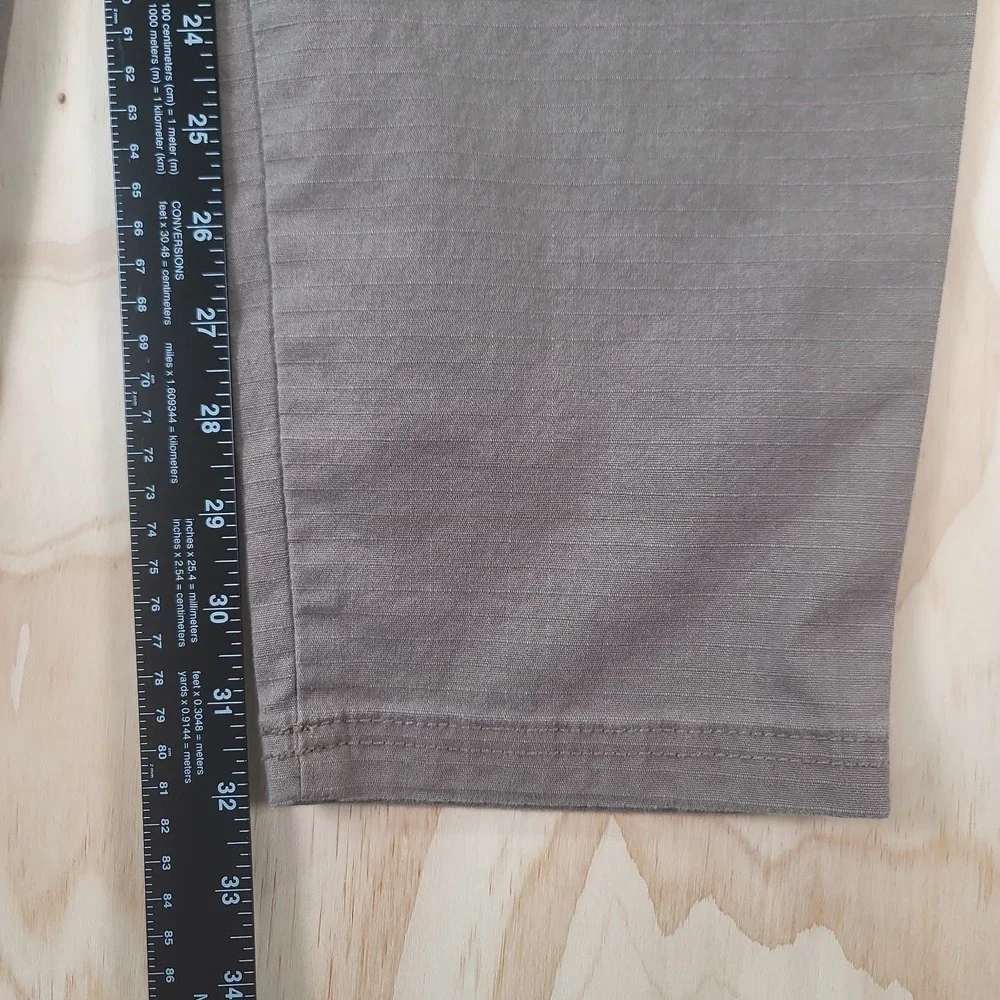 LL Bean Pants Mens M (34) Brown Explorer Ripstop Jogger Casual Outdoor Preppy - Picture 6 of 16